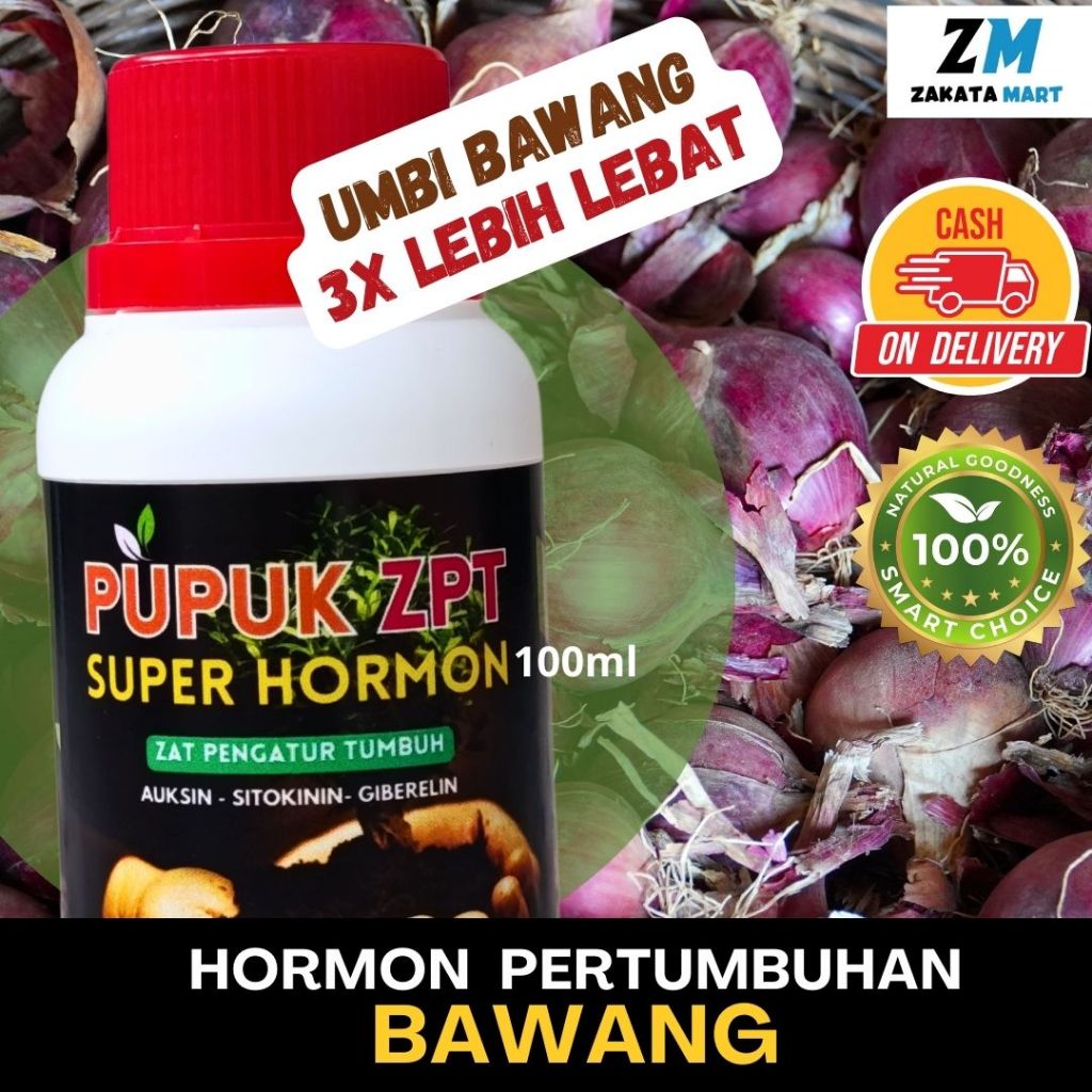 Pupuk Umbi Bawang Merah, Pupuk Daun Tanaman Bawang Merah, Pupuk Perbanyak Anakan Bawang Merah 100 ml