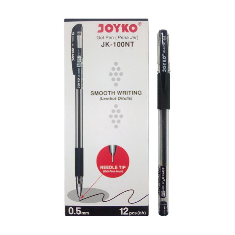 

KODE D73V Pulpen Gel Pen Joyko JK1NT Track Gel 5 mm Lusinan 12 pcs