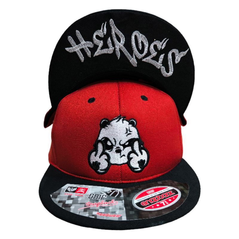 Topi Zero Heroes Topi Snapback Hat Flat Baseball/Bisbol Cap Trucker Solid Plain Blank Men Hip Hop Ad