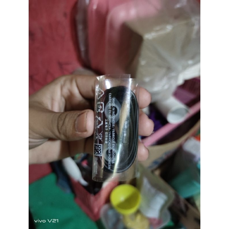 Headset original cabutan bawaan Samsung A71 sein CY indonesia