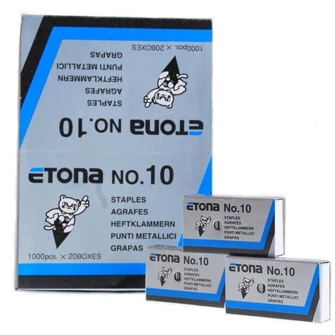 

KODE S12D Isi Stapler Etona 1 Kecil isi 2 pcs Refill Anak Hekter Staples