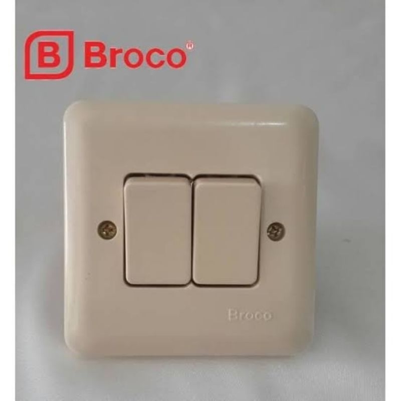 Saklar Seri IB BROCO / Saklar Double Tanam BROCO