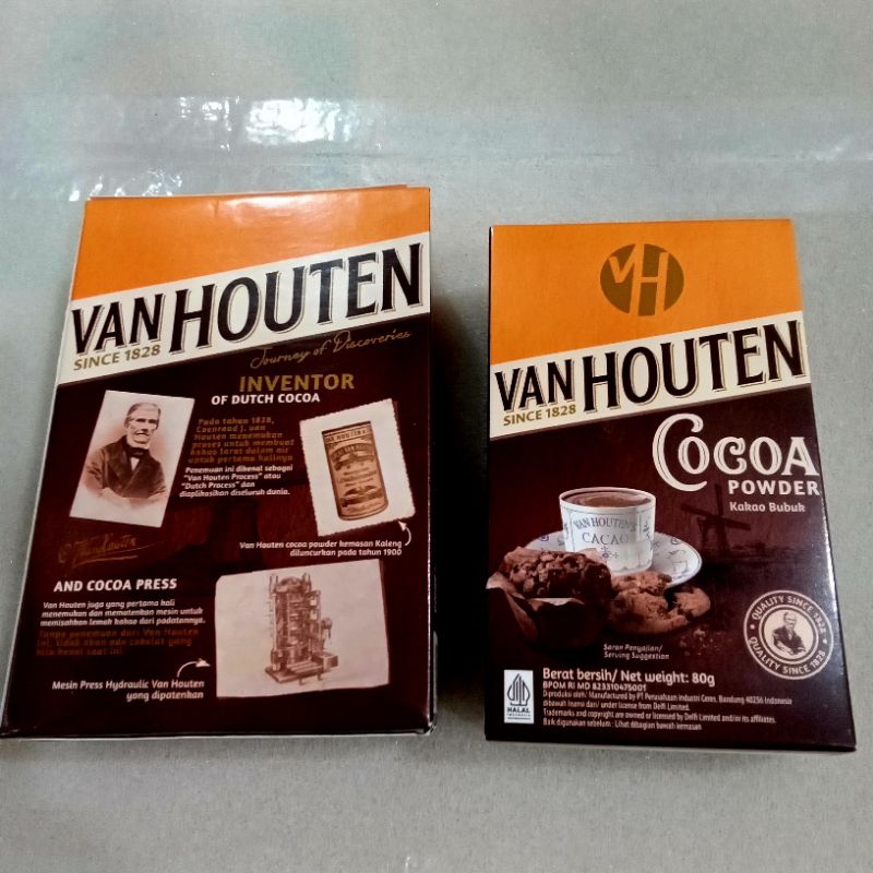 

COKLAT BUBUK VANHOUTEN BOX(80GRAM & 165 GRAM)COCOA BUBUK VANHOUTEN