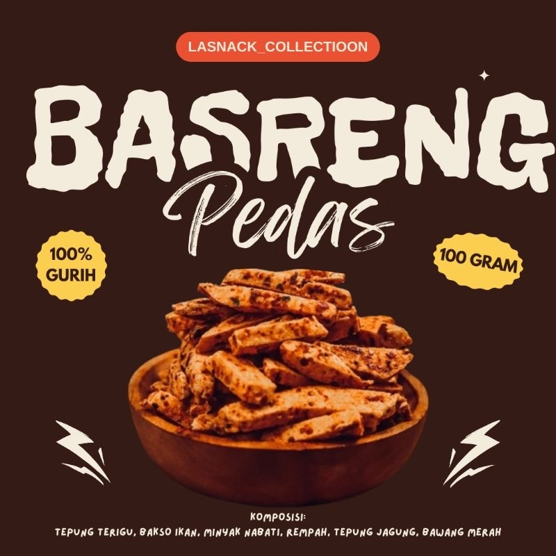 

BASRENG PEDAS DAUN JERUK 100GRAM