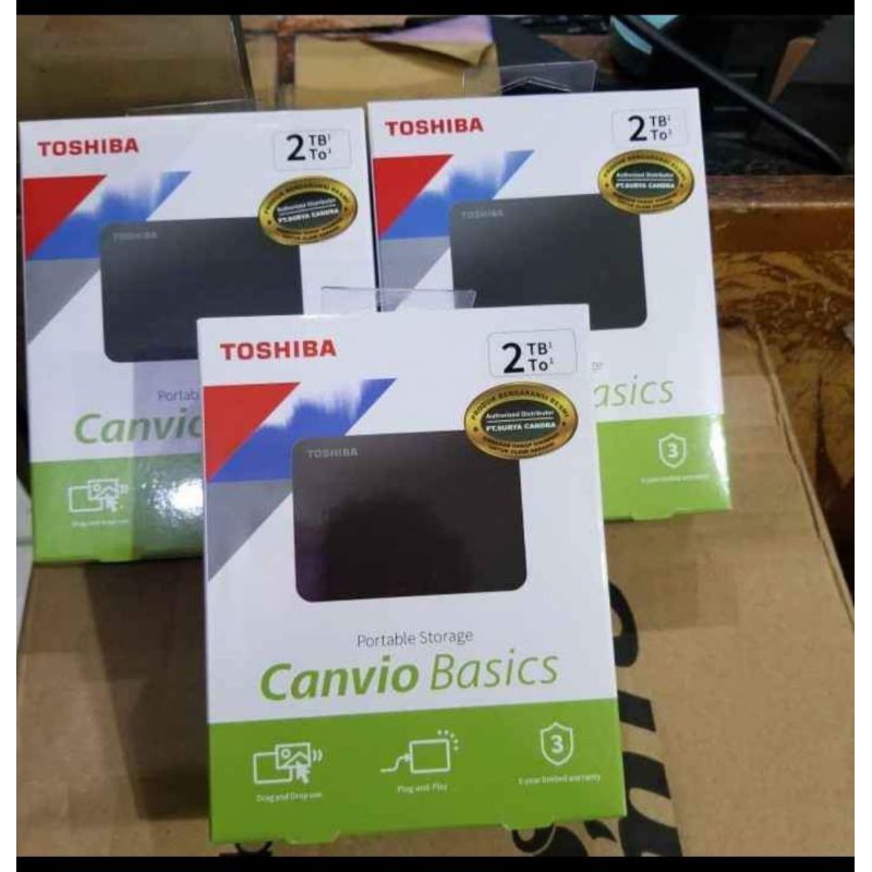 hardisk eksternal Toshiba 2 TB