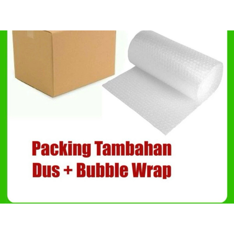 

packing tambahan kardus dan bubblewrap