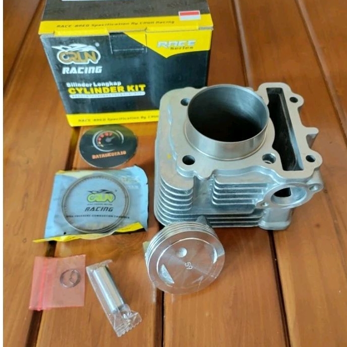 Block blok boring seher set bore up 59 mm Mio m3 125 Fino 125 komplit crun