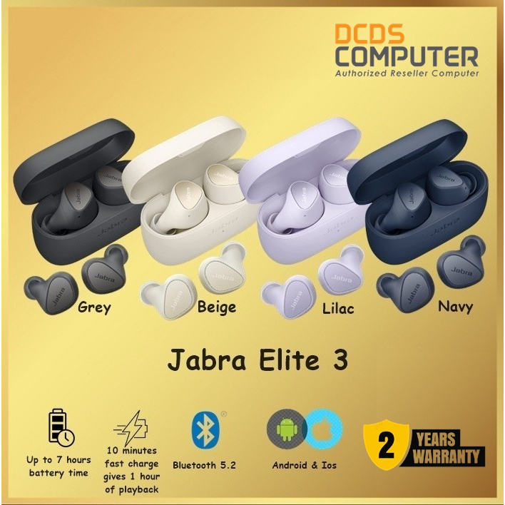 Jabra Elite 3 True Wireless Earbuds Earphone TWS Jabra Elite3