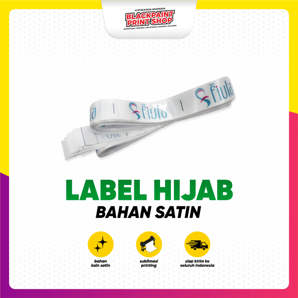 Label Hijab/Label Baju/Merk Kain Fashion/Merk Baju