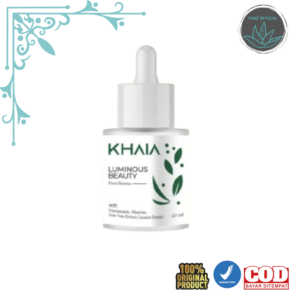 Khaia Luminous Beauty Face Serum Memperkuat Skin Barrier dengan Meregenerasi Sel Kulit dengan Cepat