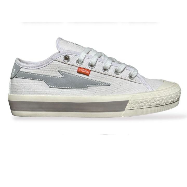 sepatu external putih menyala