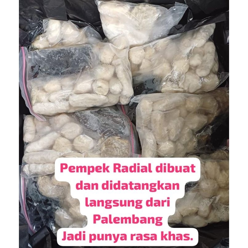 

RK60 Pempek Pem Pek Mpek Mpek Mpempek Mpekmpek Radial Asli Buatan Palembang Murah Isi 25 Campur
