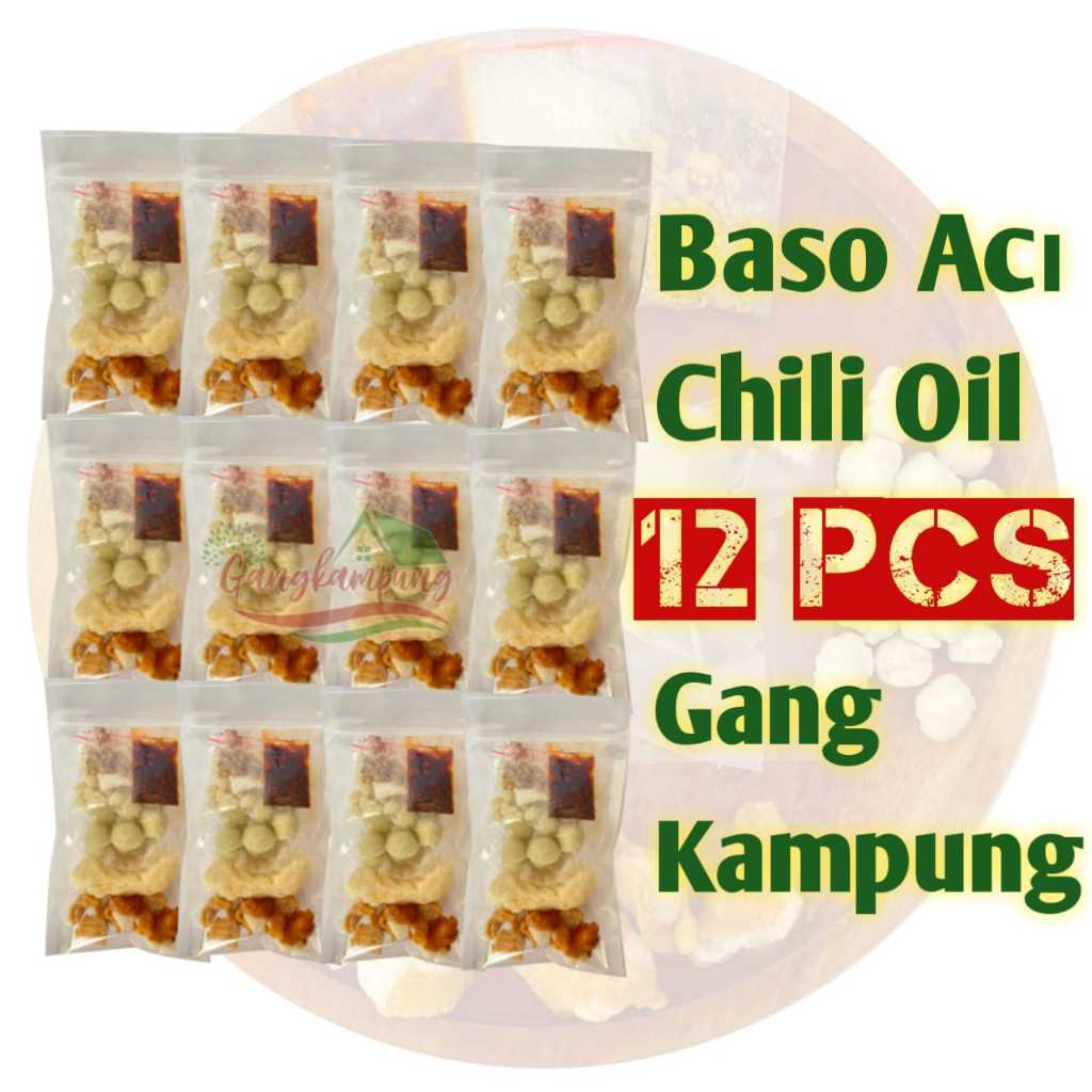 

baso aci chili oil 12pcs gangkampung