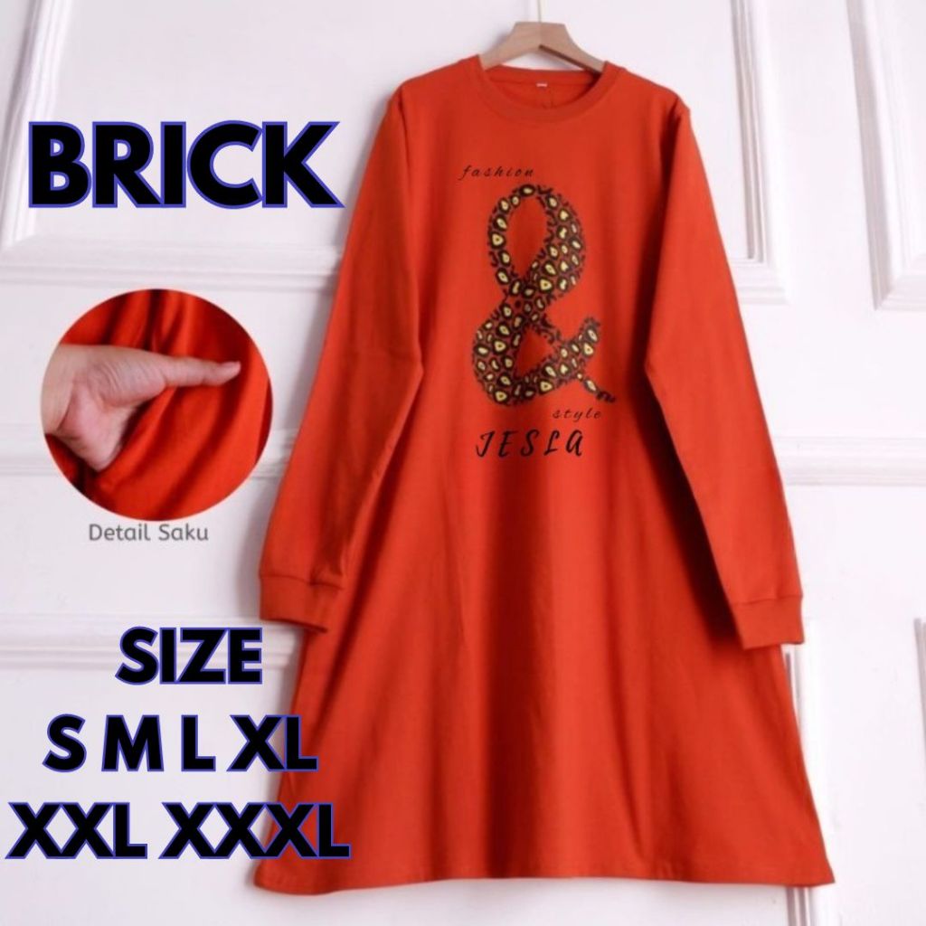 Atasan Tunik Kekinian Oversize Dan Tunik BO Size S M L XL XXL XXXL Bahan Kaos Katun Combed Aplikasi 