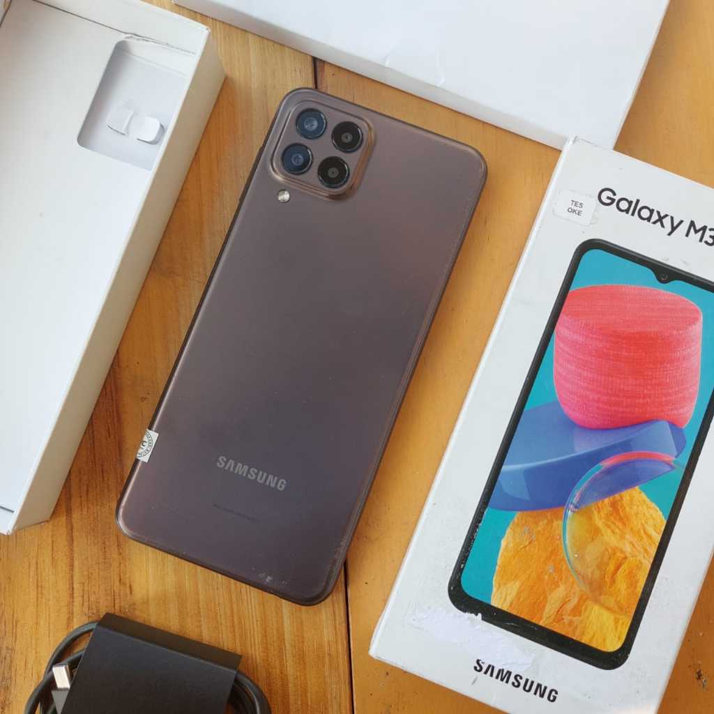 SAMSUNG M33 SECOND 8/128GB HANDPHONE SECOND HP SEKEN HP BEKAS HP MURAH