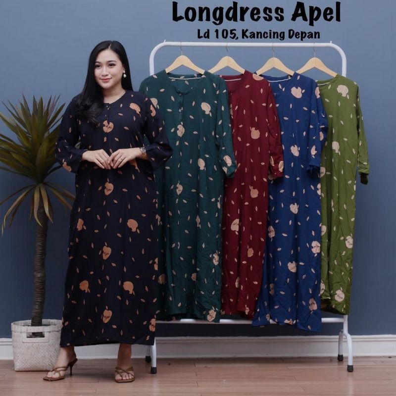 Longdress wanita panjang baju tidur wanita grosir daster Muslim Fashion Wanita jumputan daster karet