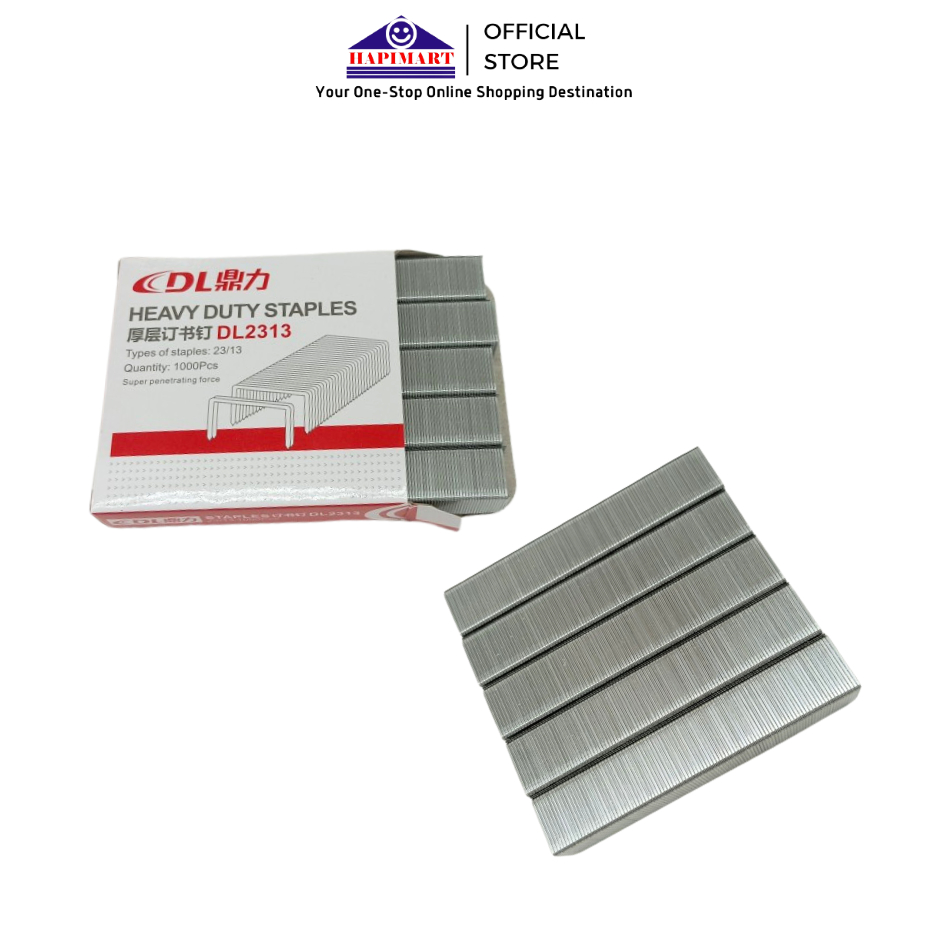 

Isi Straples Refil Stapler Isi 1000 Pcs/Heavy Duty Staples DL2313 23/13 Isi 1000 Pcs