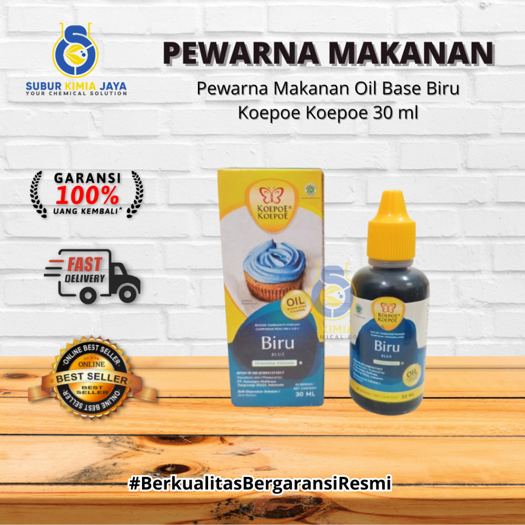 

KOEPOE Pewarna Makanan OIL Base BIRU 30ML Premium