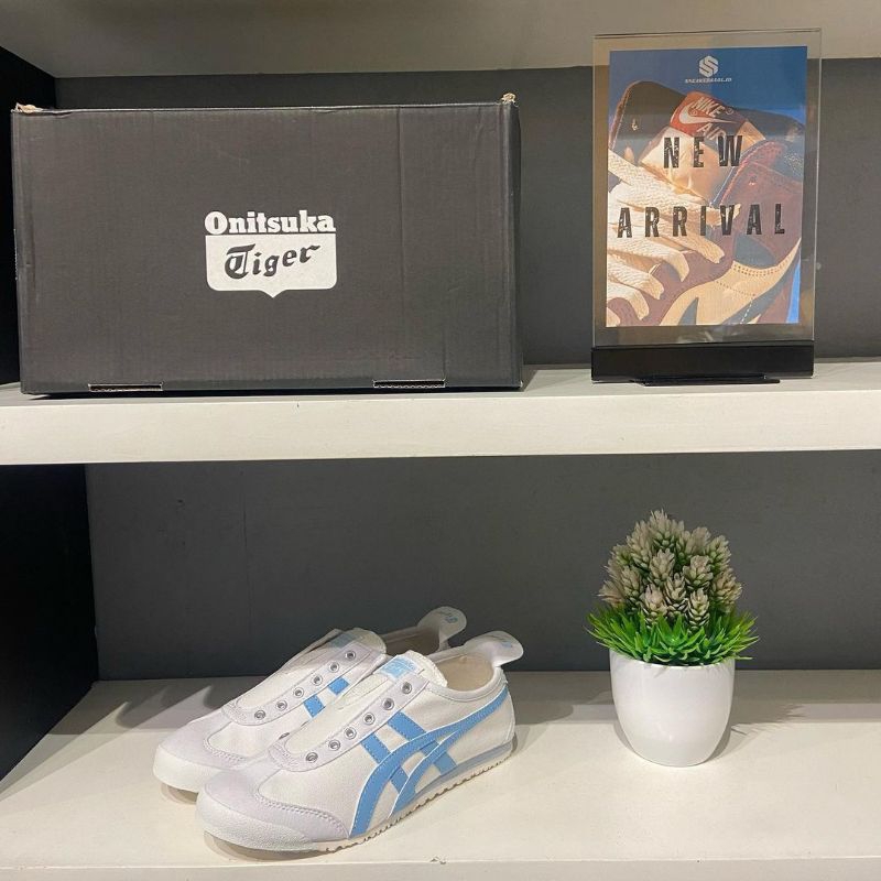 Onitsuka Tiger Mexico 66 Slip On White Blue