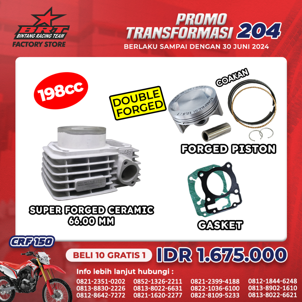 PROMO PAKET CRF 150 BRT