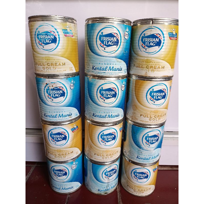 

Frisian Flag Susu Kental Manis Kaleng 370gr (mines karat dan Lebel rusak)