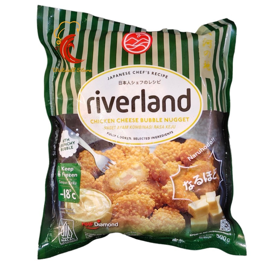 

Riverland Chicken Cheese Bubble Nugget 500 Gr Naget Ayam