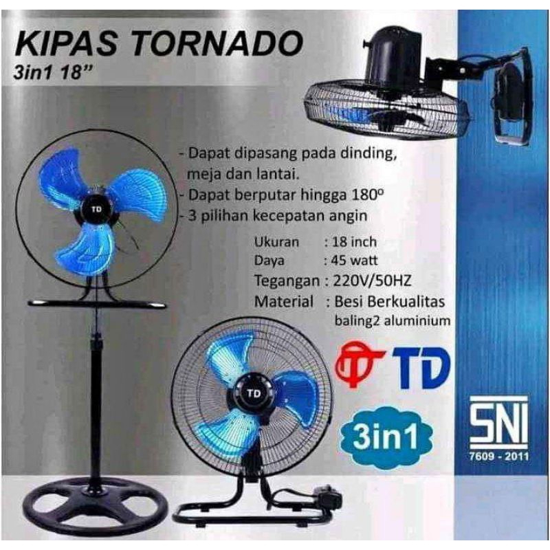 Kipas tornado 3in1