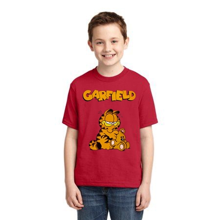 Restock Tshirt Kaos Baju Anak Garfield Unisex Pria Wanita