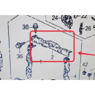 Upper Bulkhead Bullhead - Besi Rangka Tulang Palang Radiator Bagian Atas Depan Honda Brio 2013 2014 