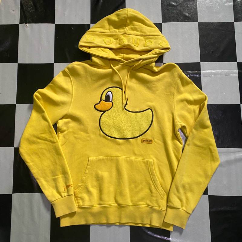 hoodie pancoat bebek kuning