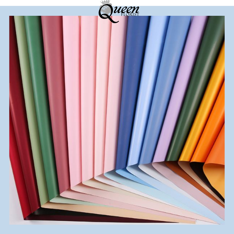 

Flower Wrapping Paper Dua Warna Bi Color Kertas Buket Bunga Florist Cellophane Doublecolor 6001