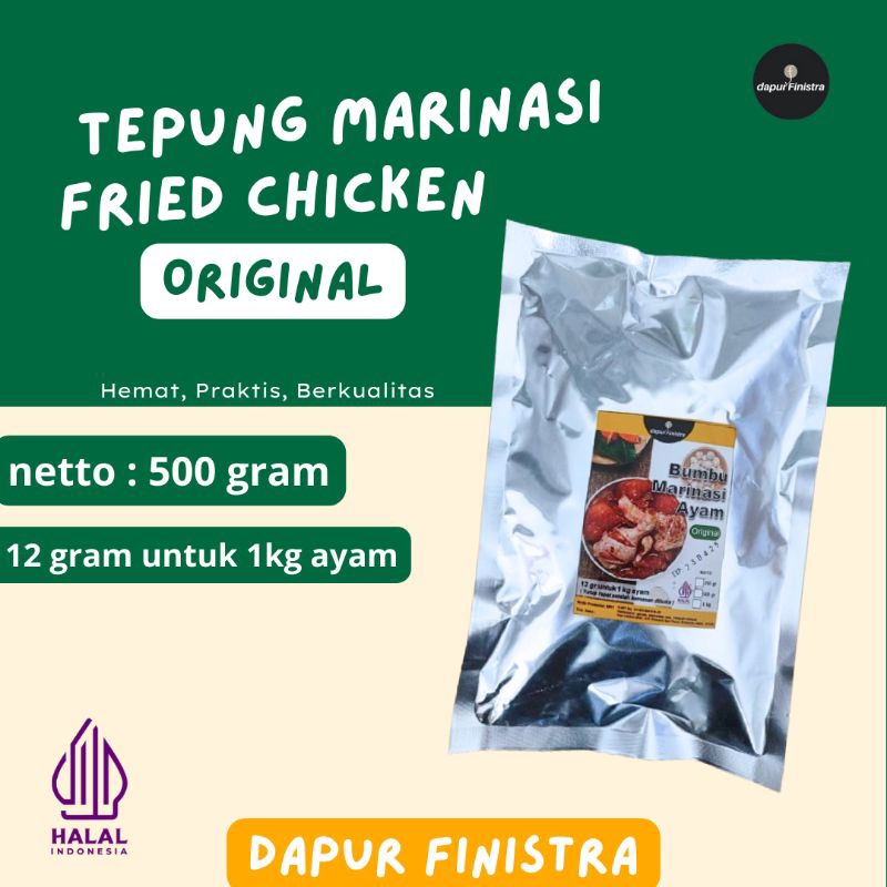 

Bumbu Marinasi Ayam Dapur Finistra 500 gram