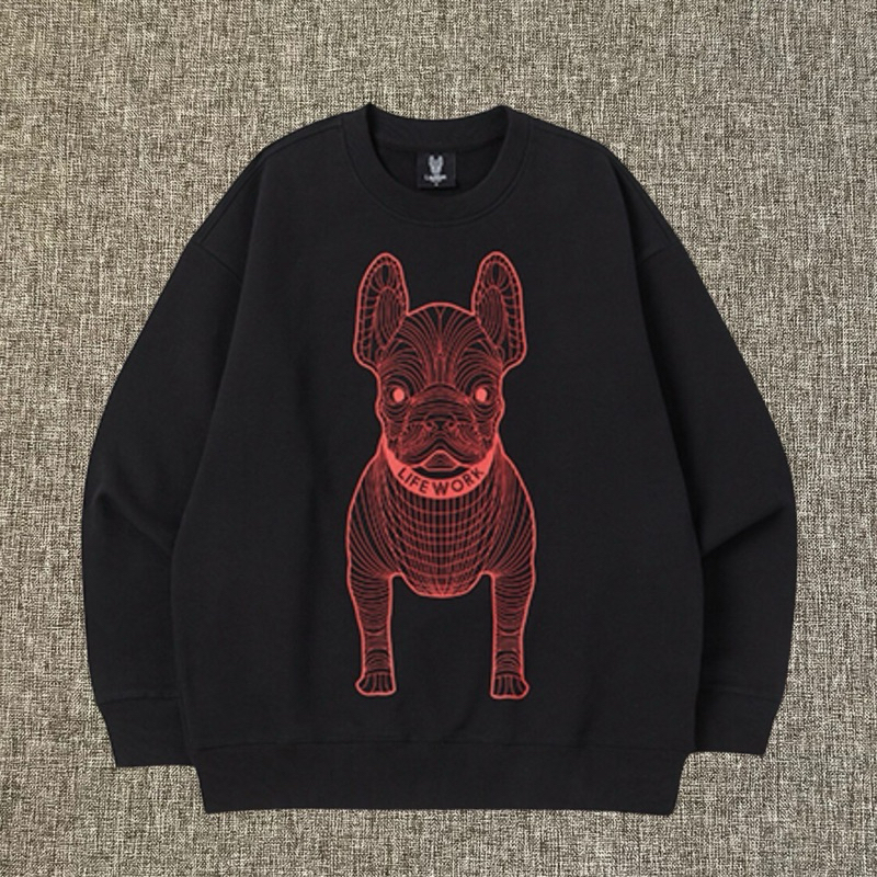 Lifework Red Radog Sweater Black Original / Life Work