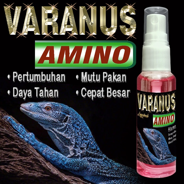 VARANUS AMINO VITAMIN PENAMBAH NAFSU MAKAN REPTILE BIAWAK VARANNUS ALBIGULARIS SAVANAH MONITOR SAVMO