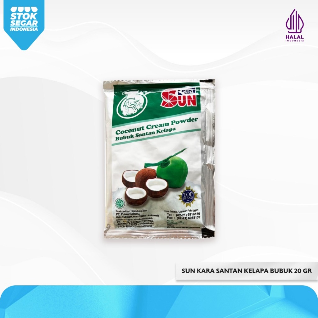 

Sun Kara Santan Kelapa bubuk 20gr