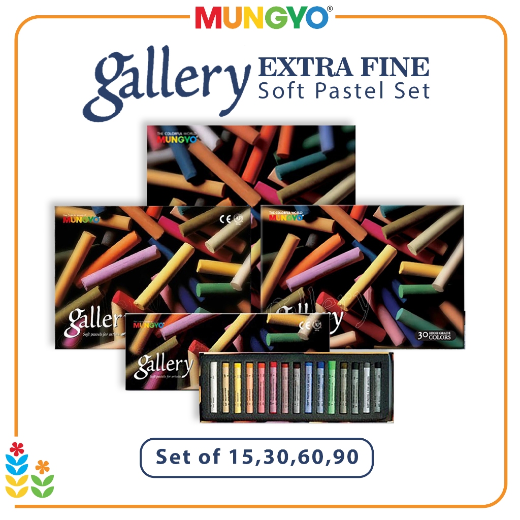 

Mungyo Gallery Artists Extra Fine Soft Pastel Set Crayon Krayon Lembut