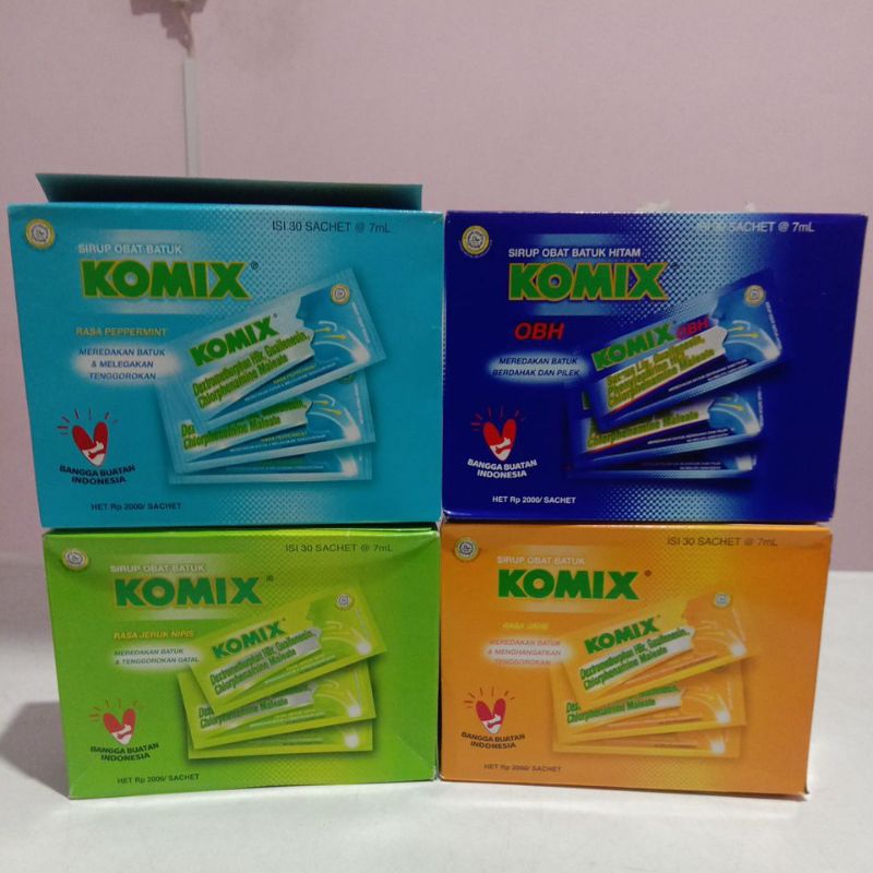 komix sachet 7ml (harga 1sachet)