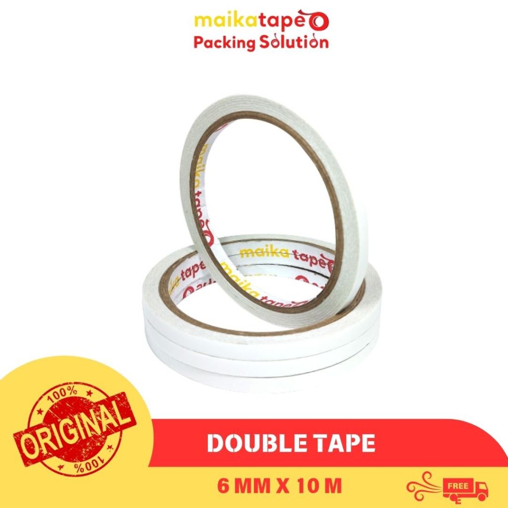 

ISOLASI DOUBLE TAPE MAIKATAPE 6MM (1 ROLL)