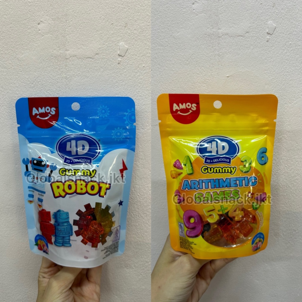 

[72G] AMOS 4D GUMMY ROBOT / ARITHMETIC GAMES JELLY