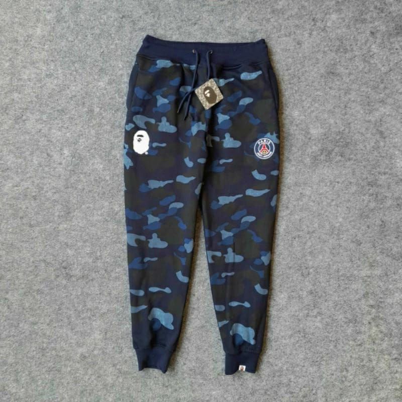 CELANA PANJANG BAPE CAMO FULL TAG LABEL