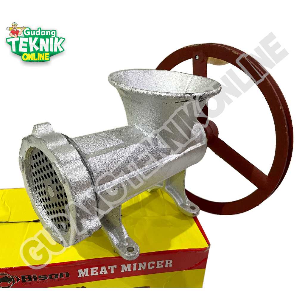 BISON Gilingan Daging Pully NO.32 BISON / Alat Penggiling Giling Daging Sapi Ayam Puli Pulli No 32 N