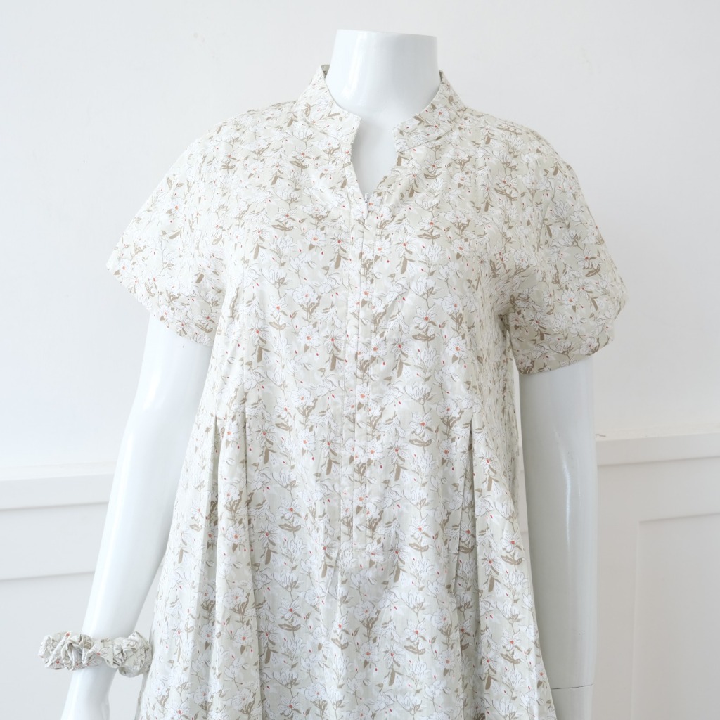 MODEL N FASHA GREEN Homedress Daster Asma daily wear Asma dailywear Asmadailywear