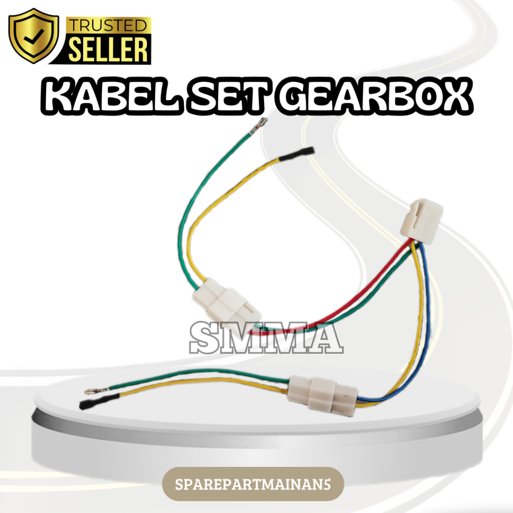 SMA5 || Kabel Set Sambungan Ke Gearbox Socket Male Mobil Motor Mainan aki