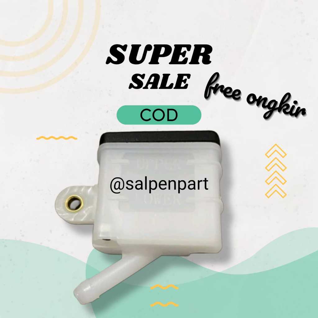 TABUNG MINYAK REM BELAKANG MODEL KOTAK SUPRA / TABUNG MASTER REM BELAKANG SUPRA X 125, TIGER, CBR 15