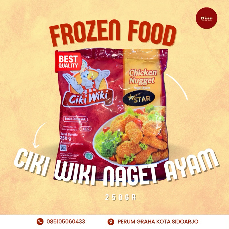 

CIKI WIKI NAGET AYAM 250GR