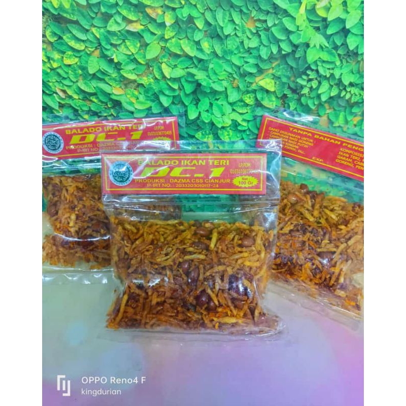 

Balado Ikan Teri