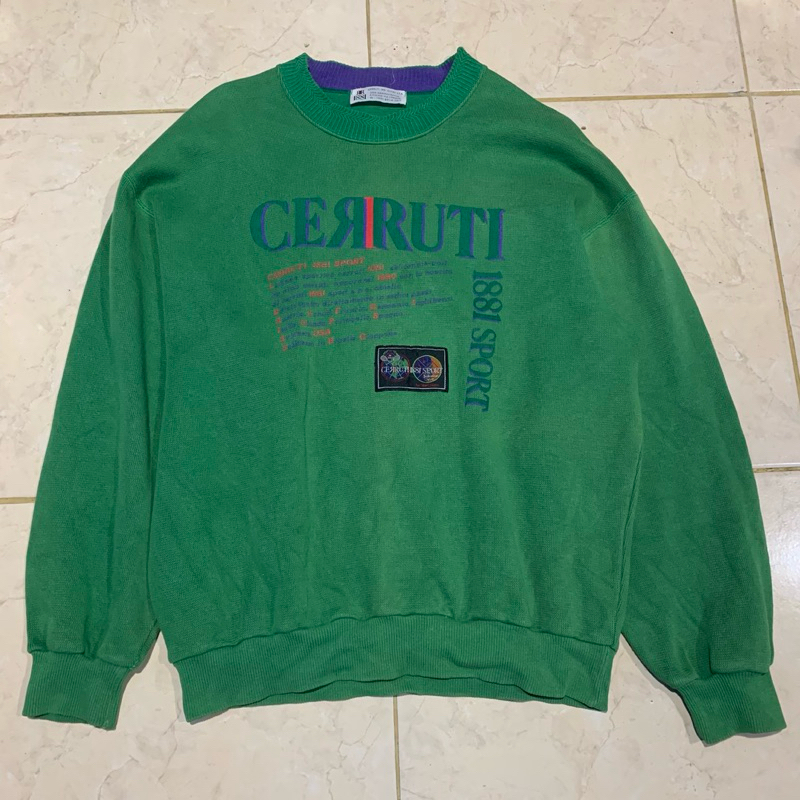 crewneck cerruti 80s