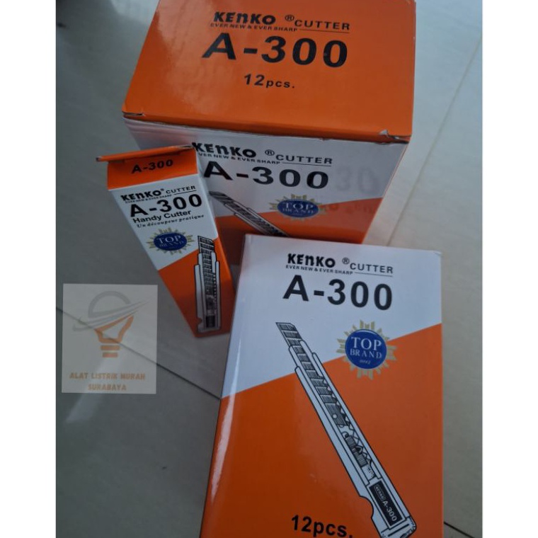 

KODE O14S Cutter KENKO Kecil A3 1 Lusin 12pcs Termurah