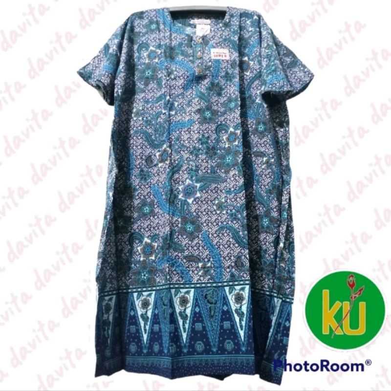 COD DASTER JUMBO 5L BATIK KENCANA UNGU LABEL PUTIH KUP ASLI ORIGINAL LD 140 || DASTER BAHAN RAYON JU