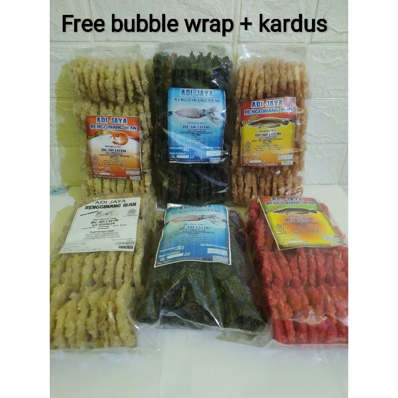 

Rengginang Situbondo rasa Cumi, isi 40pcs. Free bubble wrap+kardus.